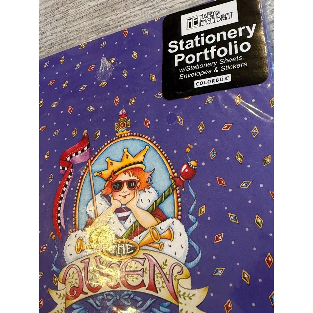 Mary Engelbreit The Queen of‎ Everything Stationery Portfolio Colorbök 2004 New